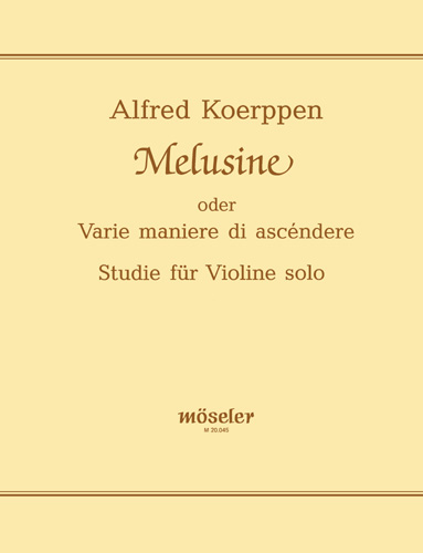 Vorderes Coverbild Melusine 