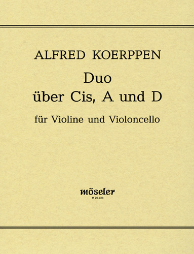 Vorderes Coverbild Duo über Cis, A und D 