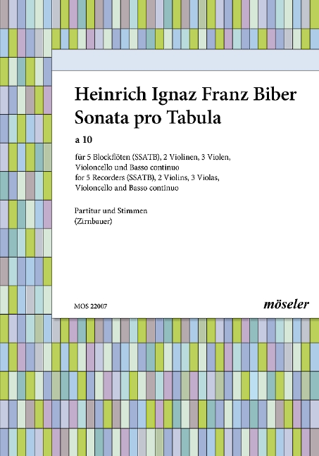 Vorderes Coverbild Sonata pro tabula a 10 C-Dur C 112 