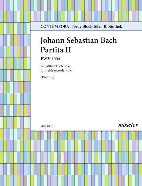 Vorderes Coverbild Partita Nr. II BWV 1004 13