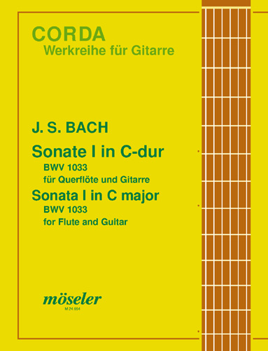 Vorderes Coverbild Sonate Nr. 1 C-Dur BWV 1033 
