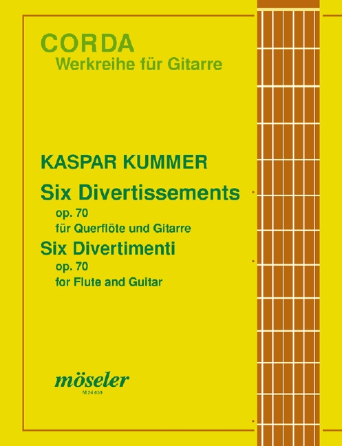 Vorderes Coverbild Six Divertissements op. 70 