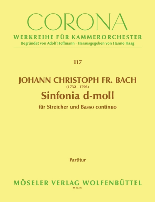Vorderes Coverbild Sinfonia d-Moll 117