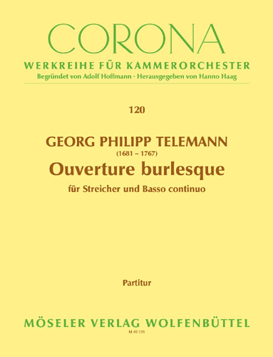 Vorderes Coverbild Ouverture burlesque B-Dur TWV 55:B8 120