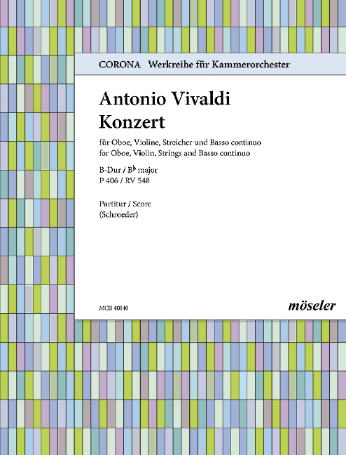 Vorderes Coverbild Konzert B-Dur P 406 / RV 548 140