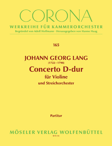 Vorderes Coverbild Concerto D-Dur 165