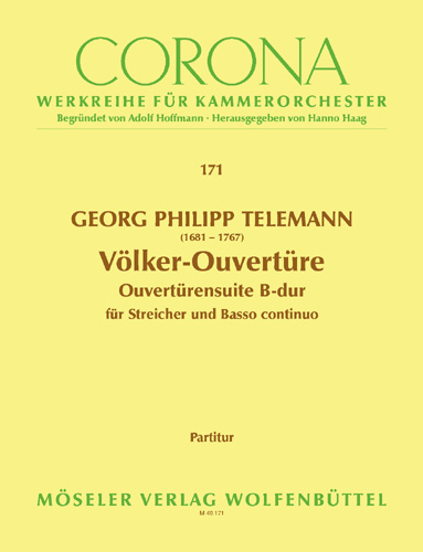 Vorderes Coverbild Völker-Ouvertüre TWV 55:B5 171