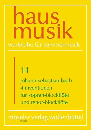 Vorderes Coverbild Vier Inventionen 14