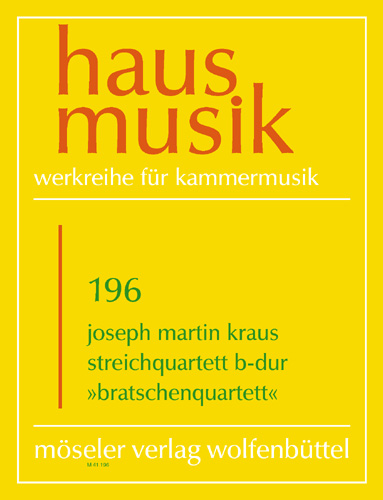 Vorderes Coverbild Streichquartett B-Dur op. 1,2 196