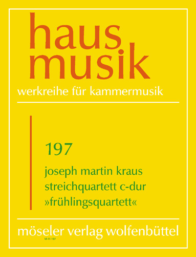 Vorderes Coverbild Streichquartett C-Dur WoO 197
