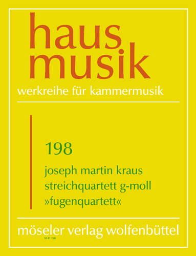 Vorderes Coverbild Streichquartett g-Moll op. 1,3 198
