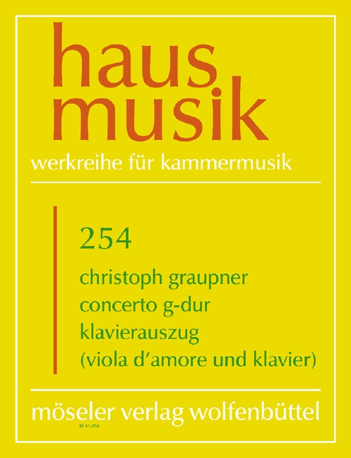 Vorderes Coverbild Concerto G-Dur 254