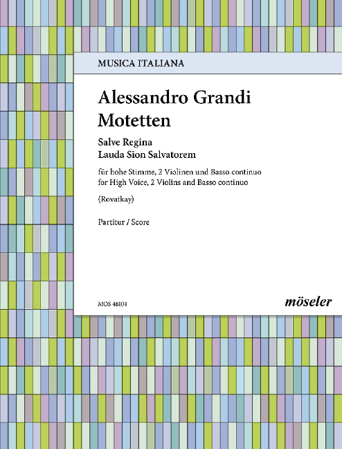 Vorderes Coverbild Motetten 104