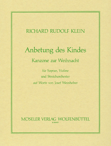 Vorderes Coverbild Anbetung des Kindes 