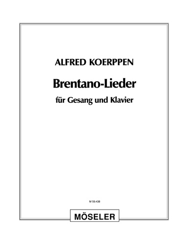 Vorderes Coverbild Brentano-Lieder 