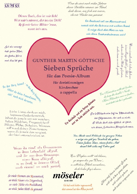 Vorderes Coverbild Sieben Sprüche für das Poesie-Album op. 52 