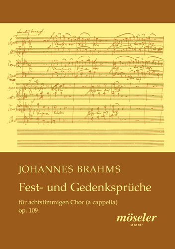 Vorderes Coverbild Fest- und Gedenksprüche op. 109 
