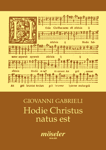 Vorderes Coverbild Hodie Christus natus est 