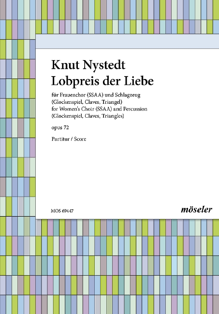 Vorderes Coverbild Lobpreis der Liebe op. 72 