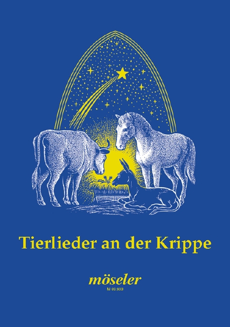 Vorderes Coverbild Tierlieder an der Krippe 