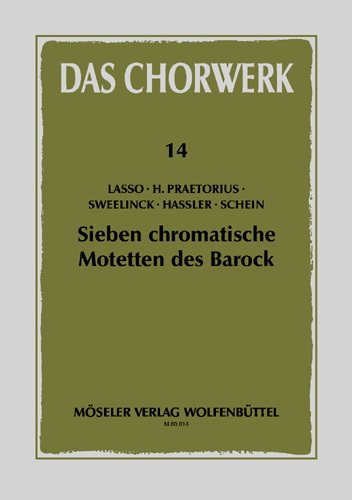Vorderes Coverbild Sieben chromatische Motetten des Barock 14