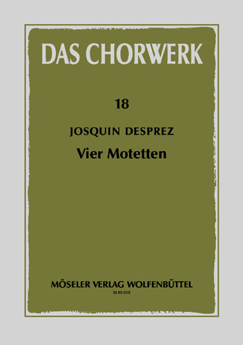Vorderes Coverbild Vier Motetten 18