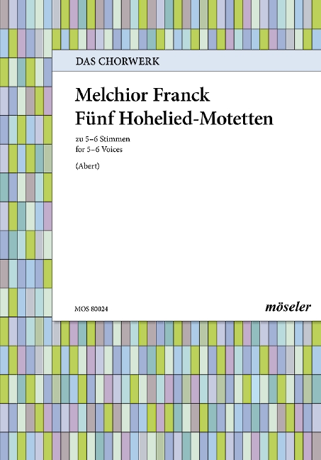 Vorderes Coverbild Fünf Hohelied-Motetten 24