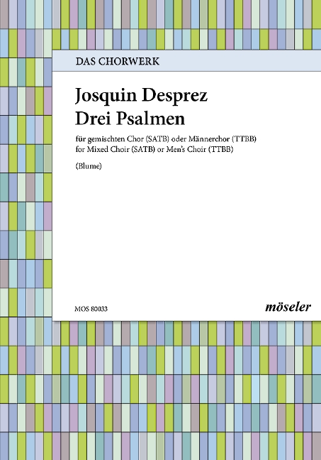 Vorderes Coverbild Drei Psalmen 33