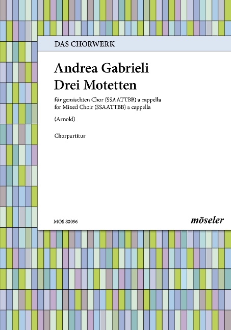 Vorderes Coverbild Drei Motetten 96