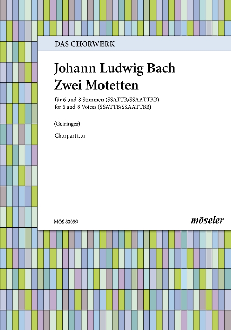 Vorderes Coverbild Zwei Motetten 99