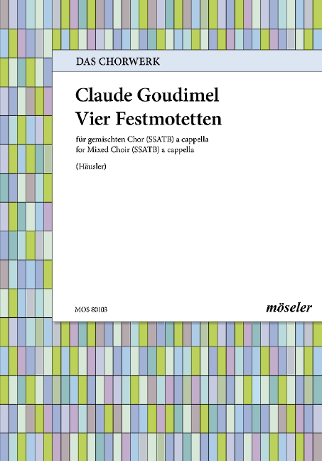 Vorderes Coverbild Vier Festmotetten 103