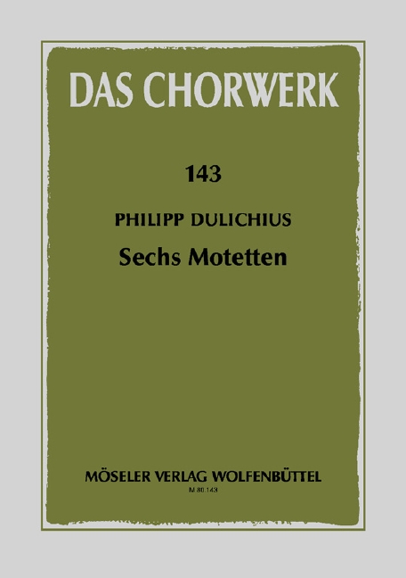 Vorderes Coverbild Sechs Motetten 143