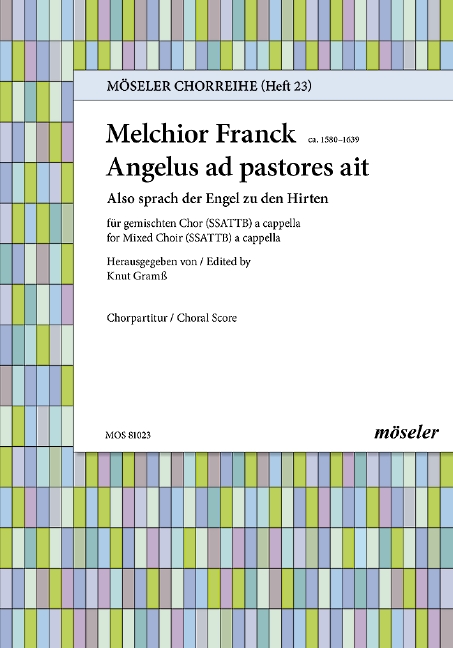Vorderes Coverbild Angelus ad pastores ait Heft 23