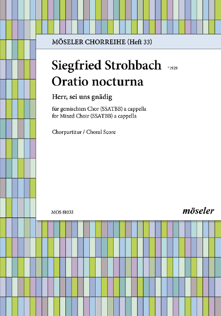 Vorderes Coverbild Oratio nocturna 33
