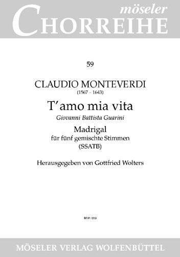 Vorderes Coverbild T’amo mia vita SV 104 59