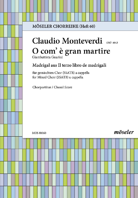 Vorderes Coverbild O com’ é gran martire SV 61 60