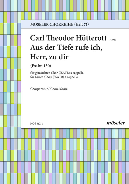 Vorderes Coverbild Aus der Tiefe rufe ich, Herr, zu dir 