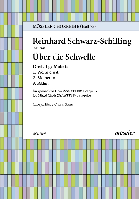 Vorderes Coverbild Über die Schwelle op. 76 73