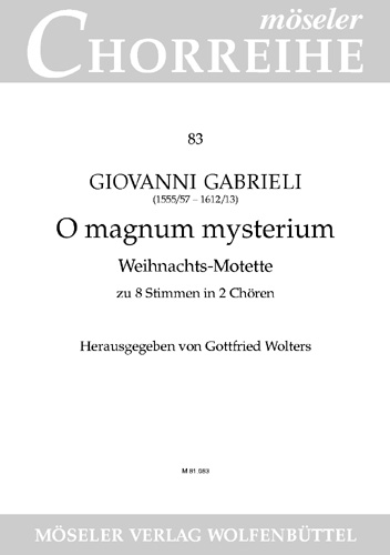 Vorderes Coverbild O magnum mysterium 83