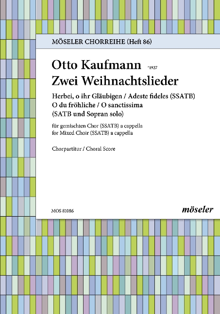 Vorderes Coverbild Zwei Weihnachtslieder 86