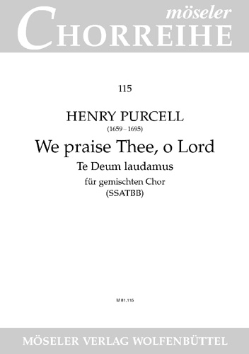 Vorderes Coverbild We praise Thee, o Lord Z 230/1 115