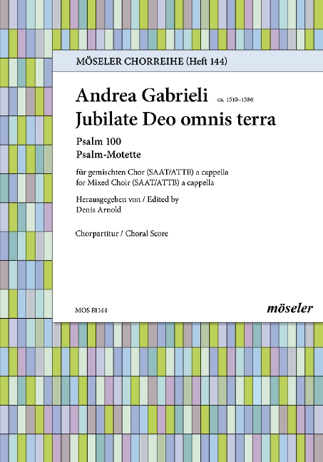 Vorderes Coverbild Jubilate Deo omnis terra 144