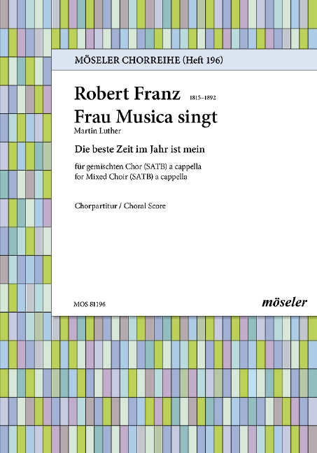 Vorderes Coverbild Frau Musica singt op. 24,3 196