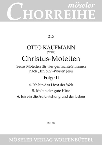 Vorderes Coverbild Christus-Motetten Heft 2