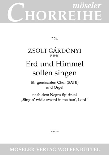 Vorderes Coverbild Erd und Himmel sollen singen 224