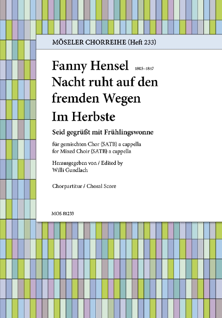 Vorderes Coverbild Nacht ruht auf dem fremden Wegen / Im Herbste 233