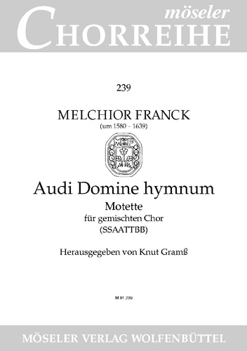 Vorderes Coverbild Audi, Domine, hymnum 239