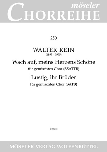 Vorderes Coverbild Lustig, ihr Brüder / Wach auf, meins Herzens Schöne 250