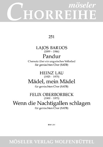 Vorderes Coverbild Pandur / Mädel, mein Mädel / Wenn die Nachtigallen schlagen 251