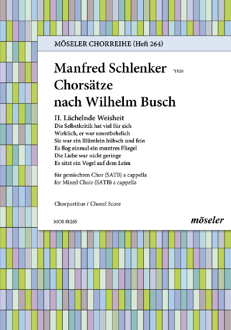 Vorderes Coverbild Chorlieder nach Busch Heft 2